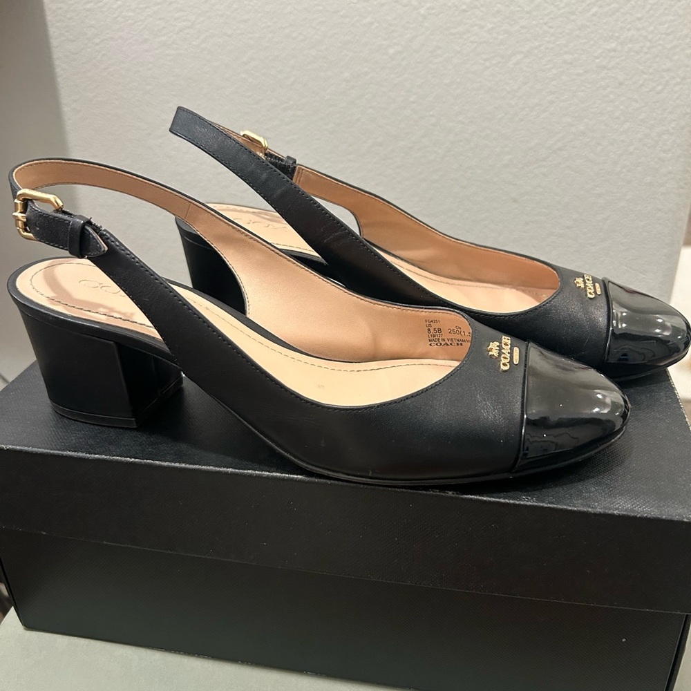 Coach Slingback Heels